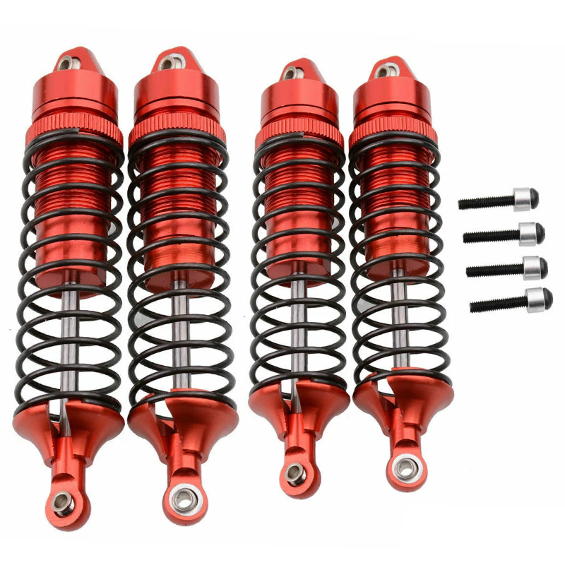 Front & Rear Shock Absorber Springs Damper Aluminum Alloy for 1/10 RC Truck