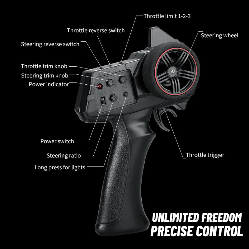 JJRC C8809 RTR for Jeep Cherokee 1/18 2.4G 4WD RC Car Off-Road Climbing Truck Rock Crawler