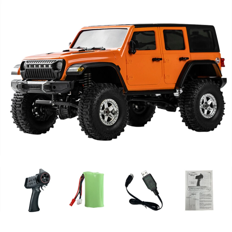 C8801 1/18 2.4G 4WD RC Car Rock Crawler Off-Road Climbing Truck Models Toys - Orange