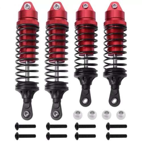 RC CAR ALLOY FRONT REAR SHOCK ABSORBER For 1/10 Slash 4x4 Parts 4 Pcs