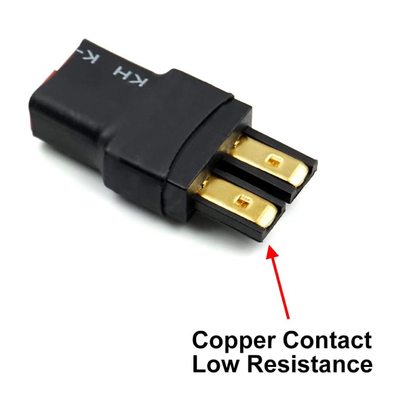 2PCS Female T-Plug Deans to TRX Male Adapter Compatible for RC Battery ESC and Charger