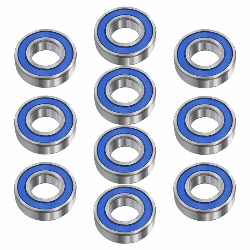 MR85-2RS 10 PCS Miniature Deep Groove Ball Bearing 5×8×2.5mm Double Blue Rubber Sealed Ball Bearing Chrome Steel Bearing