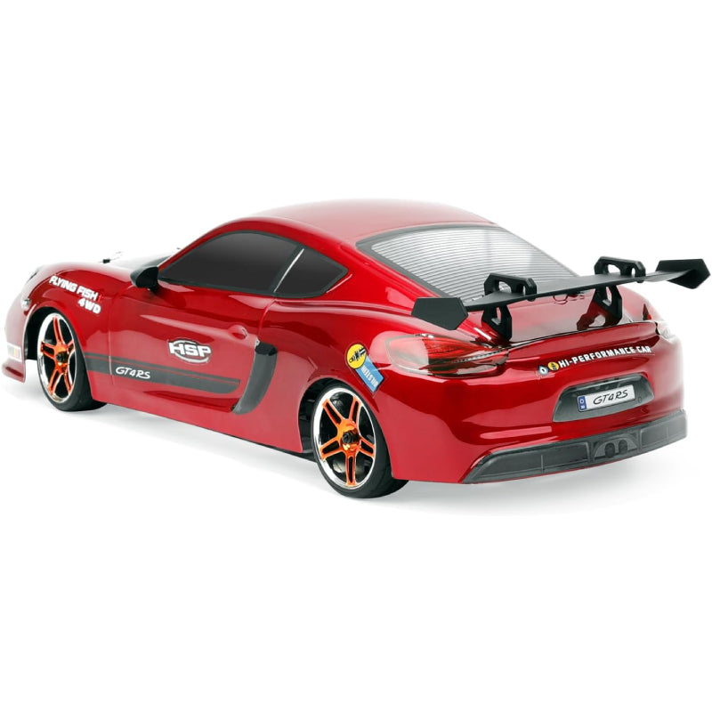 HSP 1:10 Scale 4WD Electric Power On Road Drift Racing Car Red
