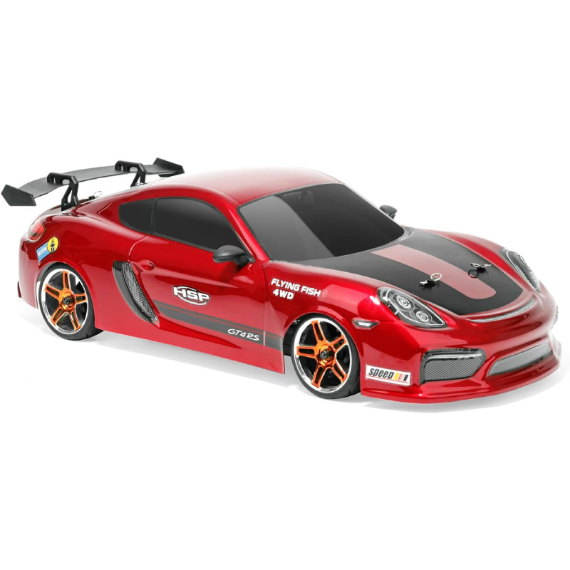 HSP 1:10 Scale 4WD Electric Power On Road Drift Racing Car Red