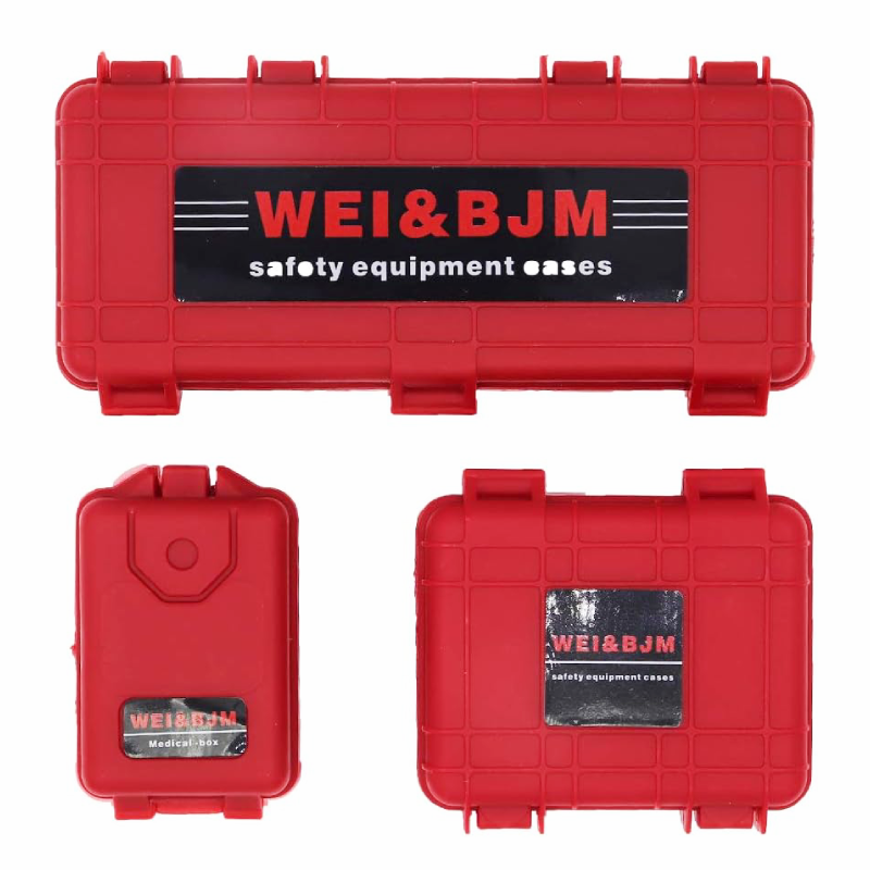 iflyrchobby 3Pcs 1/10 Mini Toolbox Trunk Decoration Accessories Red