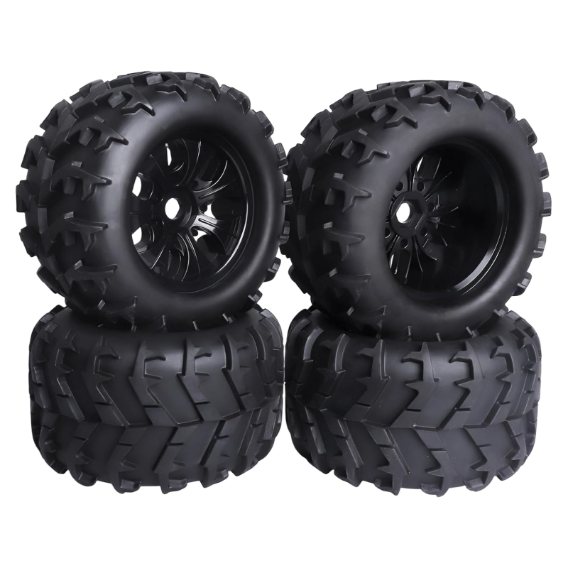 iFlyRC 1/8 Monster Truck 3.2′′ Tires & 17mm Hex Wheel Rims