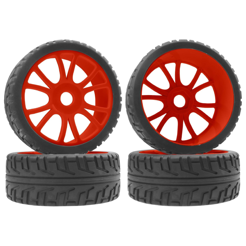 IFLYRC 1/8 RC Buggy Off Road Tires and Wheels Rim 17mm Drive Hex