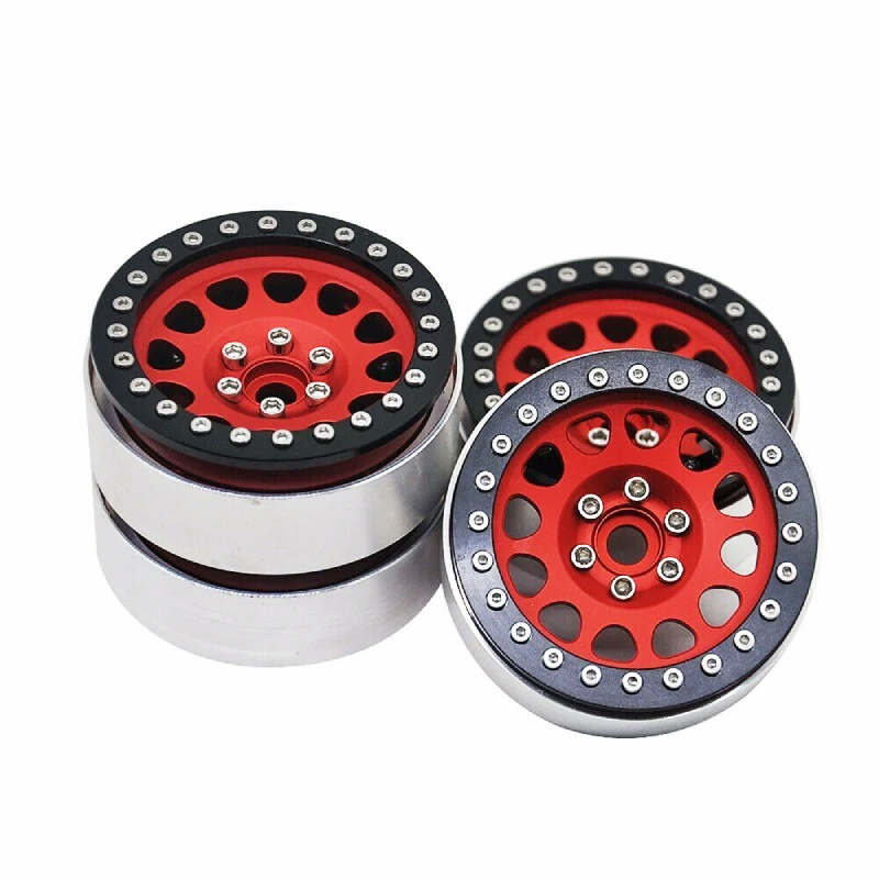 IFLYRC Alloy 2.2″ Beadlock Wheel Rims For RC 1/10 Crawler Axial Wraith