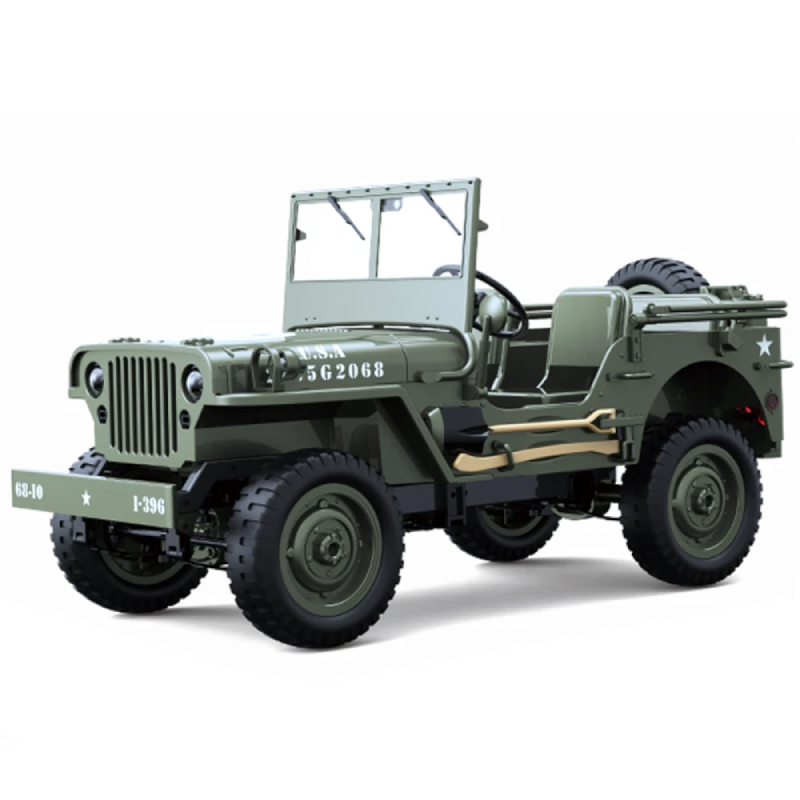 C8815 1/10 2.4G 4WD RC Car Willys Military Truck Off-Road Climbing