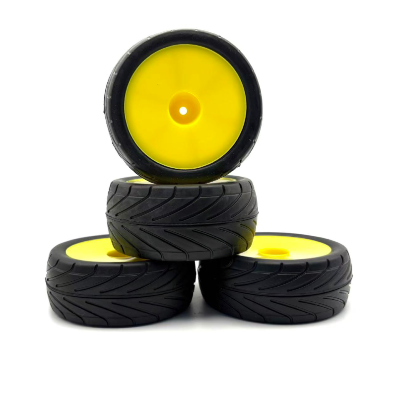 RC 85mm/3.34" Rubber Tires Front Rear Tyres 12mm Hex Wheel & RC 85mm/3.34" Rubber Tires Front Rear Tyres 12mm Hex Wheel